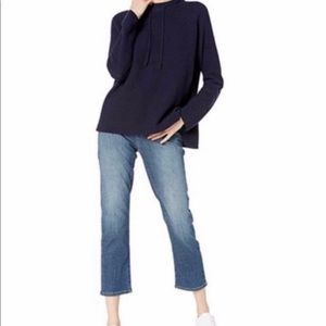 Eileen Fisher Cotton Stretch Straight Ankle Jeans